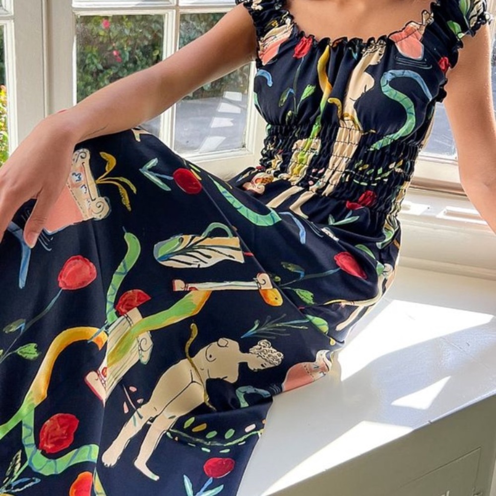 Lisa Says Gah Annie dress Museo Nero